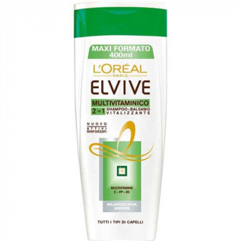 ELVIVE SHAMPOO 2IN1 VITALIZZANTE BRILLANTEZZA-VIGORE-BENESSERE 285 ML