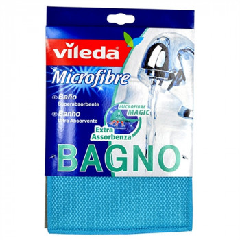 VILEDA PANNO BAGNO MICROFIBRA MAGIC SUPER ASSORBENTE 23X17 1 PZ LAVABILE IN LAVATRICE