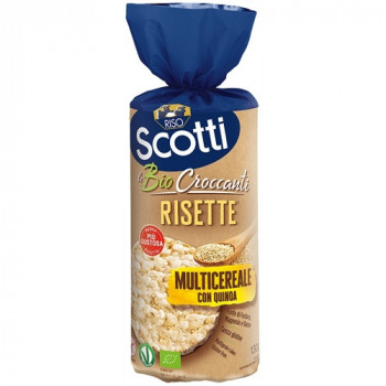 SCOTTI BIO GALLETTE RISETTE MULTICEREALI CON QUINOA FONTE DI FOSFORO E MAGNESIO SENZA...