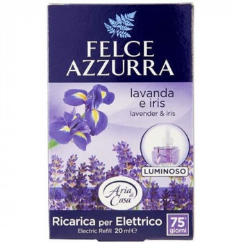 FELCE AZZURRA LAVANDA E IRIS RICARICA PER ELETTRICO PROFUMATORE AMBIENTE 75 GIORNI 20 ML