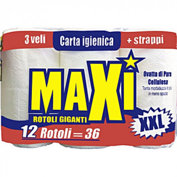 IGIENICA MAXI CARTA 3 VELI 12PZ