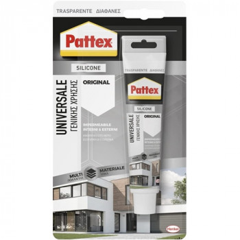 PATTEX SILICONE UNIVERSALE ORIGINAL IMPERMEABILE INTERNI ED ESTERNI 50 ML