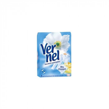 VERNEL SACCHETTI PROFUMATI BLU OXIGEN PER ARMADI/CASSETTI 3PZ