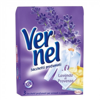 VERNEL SACCHETTI PROFUMATI LAVANDA PER ARMADI/CASSETTI 3PZ