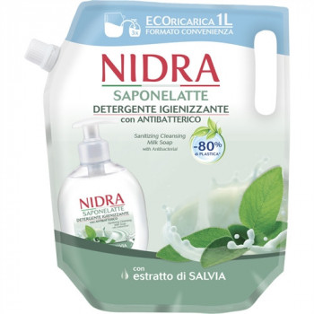 NIDRA SAPONE LATTE IGIENIZZANTE ECORICARICA 1000 ML