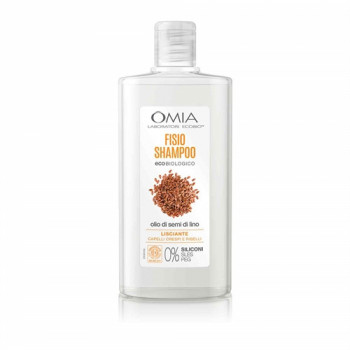 OMIA BIO SHAMPOO LISCIANTE CON OLIO DI SEMI PER CAPELLI CRESPI E RIBELLI 200 ML