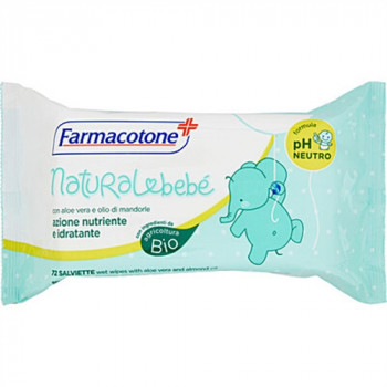 FARMACOTONE SALVIETTINE BABY NATURAL BEBE'' 72PZ