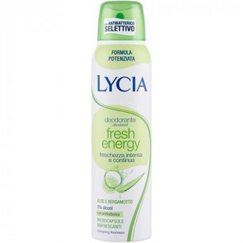 DEO LYCIA SPRAY FRESH ENERGY ALOE E BERGAMOTTO 150 ML