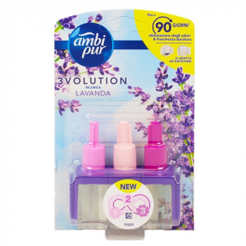 AMBIPUR 3 EVOLUTION PROFUMATORE D''AMBIENTE LAVANDA RICARICA 90 GIORNI 20 ML