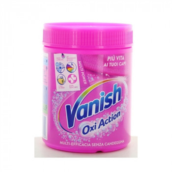 VANISH OXI ACTIONE PINK AZIONE SMACCHIANTE  IN POLVERE 500+100 GRAMMI