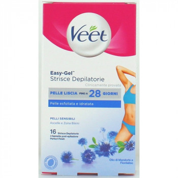 VEET STRISCE DEPILATORIE ASCELLE E BIKINI 16 STRIS