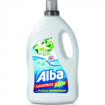 ALBA LAVATRICE ACTIV IRIS E FIORI BIANCHI 60 LAVAGGI PROFUMATO 4 LT