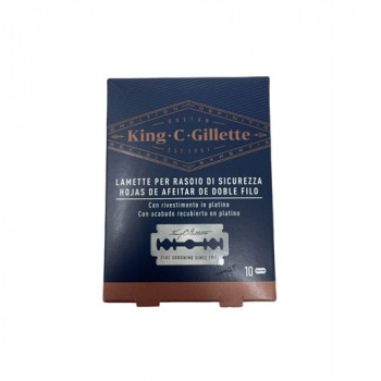 GILLETTE KING LAMA PROFESSIONALE RICARICA 10 PZ