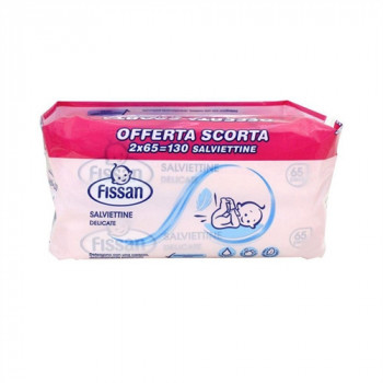 FISSAN SALVIETTINE BABY DELICATE PACCO PROMO 65+65 PZ