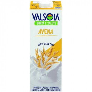 VALSOIA BEVANDA DI AVENA SENZA LATTOSIO RICCA DI PROTEINE VEGETALI CON CALCIO AGGIUNTO...