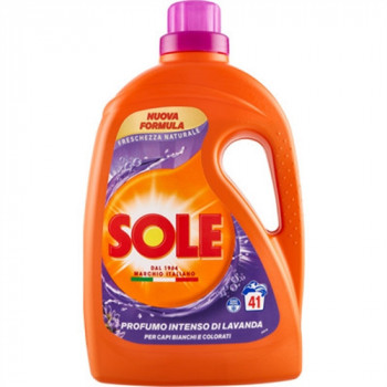 SOLE BUCATO LAVANDA 41 LAVAGGI PER CAPI BIANCHI E COLORATI 1845 ML