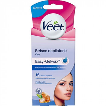 VEET STRISCE DEPILATORIE SENSIBILI VISO 16 STRISCE