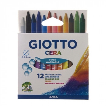 GIOTTO 12 PASTELLI A CERA 8.5 MM 1 CONFEZIONE