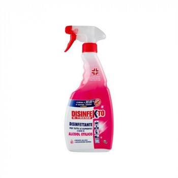 DISINFEKTO X-TREME SPRAY DISINFETTANTE PER TUTTE LE SUPERFICI A BASE DI ALCOOL ETELICO...