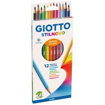 GIOTTO 12 PASTELLI A COLORI STILNOVO 3.3MM 1 CONFEZIONE