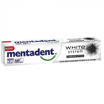 DENTIFRICIO MENTADENT CARBONE ATTIVO 75 ML