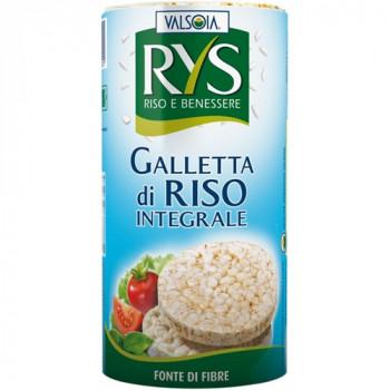 VALSOIA GALLETTE DI RISO INTEGRALE RICCHE DI FIBRE ZENZA GLUTINE 100% VEGETALE 100 GRAMMI