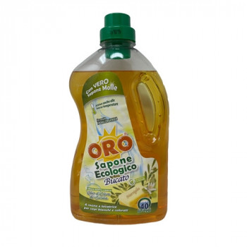 ORO SAPONE GEL ECOLOGICO BUCATO A MANO E LAVATRICE 40 LAVAGGI 2000 ML