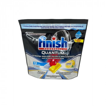 FINISH LAVASTOVIGLIE QUANTUM LIMONE 12 PZ