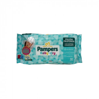 PAMPERS SALVIETTINE BABY-DRY FRESH 50 PZ