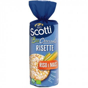 SCOTTI BIO GALLETTE RISETTE RISO E MAIS SENZA GLUTINE 165 GRAMMI