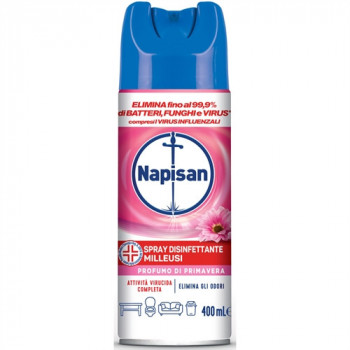 NAPISAN SPRAY DISINFETTANTE MILLEUSI PROFUMO DI PRIMAVERA 400 ML