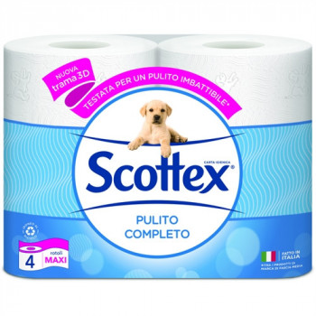 IGIENICA SCOTTEX PULITO COMPLETO MAXI 4 PZ