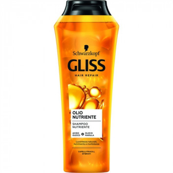 GLISS SHAMPOO OLIO NUTRIENTE CON ACIDO OLEICO + OLIO DI MARULA PER CAPELLI FRAGILI 250 ML