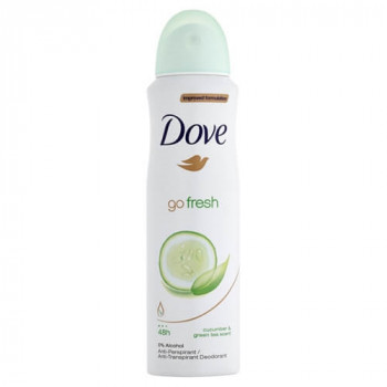 DEO DOVE SPRAY GO FRESH CUCUMBER E TE VERDE 250 ML