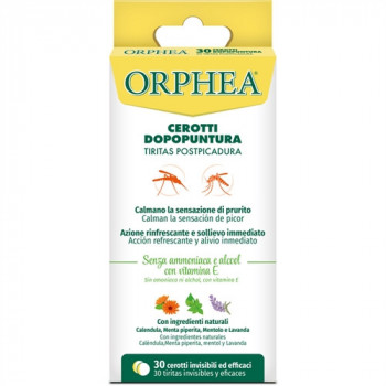 ORPHEA CEROTTI DOPOPUNTURA INVISIBILI CON CALENDULA/MENTA/LAVANDA 30 PZ