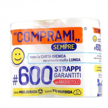 IGIENICA COMPRAMI SUPER RESTITENTE 600 STRAPPI 4PZ