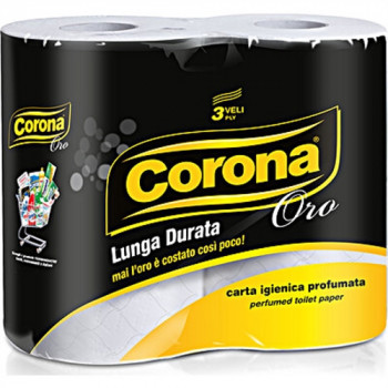 IGIENICA CORONA ORO 3 VELI LUNGA DURATA 4 PZ