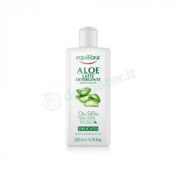 EQUILIBRA LATTE DETRGENTE CON ALOE VERA DI ORIGINE NATURALE DELICATO  200 ML