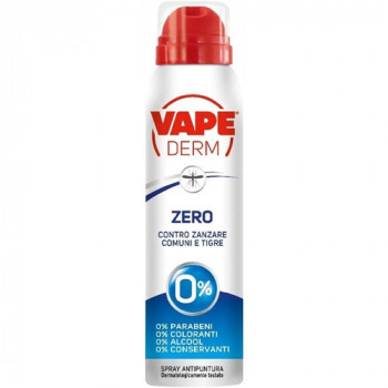 VAPE DERM SPRAY ANTI PUNTURA CONTRO ZANZARE COMUNI E TIGRE ZERO...