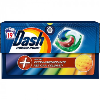 DASH PODS AZIONE EXTRA IGIENIZZANTE PER CAPI COLORATI 19 PZ