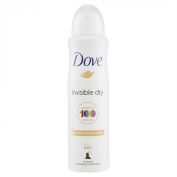 DEO DOVE SPRAY INVISIBLE DRY TESTATO SU TUTTI I COLORI 250 ML