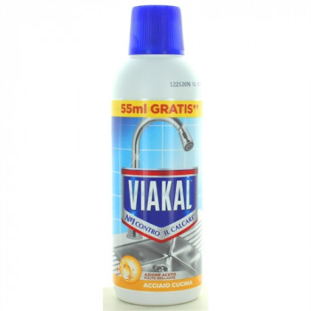 VIAKAL ACCIAIO CUCINA AZIONE ACETO BRILLANTE 500ML