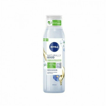 BAGNO/DOCCIA NIVEA NATURALLY OIL GEL AZZURRO 300ML