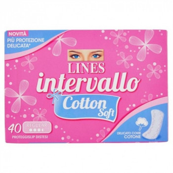 LINES INTERVALLO COTTON SOFT PROTEGGISLIP 40 PZ