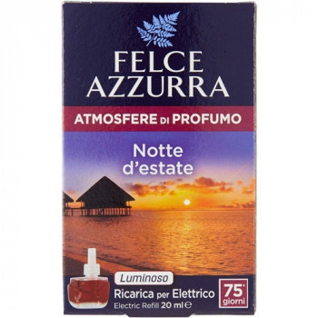 FELCE AZZURRA NOTTE D''ESTATE RICARICA PER ELETTRICO PROFUMATORE AMBIENTE 75 GIORNI 20 ML