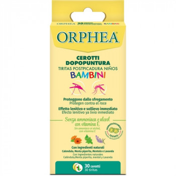 ORPHEA CEROTTI DOPOPUNTURA BAMBINI CON CALENDULA/MENTA/LAVANDA CONTRO LO SFREGAMENTO...