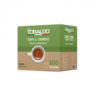 TORALDO FORTE E CREMOSO CAPSULE NESPRESSO 100 PZ 1 CONFEZIONE