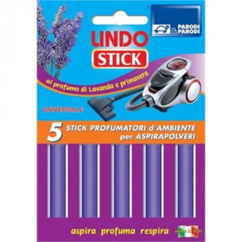 PARODI LINDO STICK AL PROFUMO DI LAVANDA UNIVERSALE PER TUTTI I TIPI DI ASPIRAPOLVERE 5 PZ