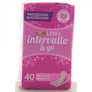 LINES INTERVALLO & GO RIPIRGATO PROTEGGISLIP 40 PZ