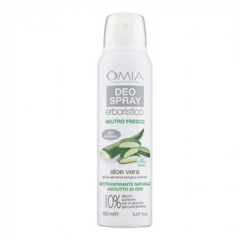 OMIA BIO DEO SPRAY NEUTRO FRESCO CON ALOE VERA ASCIUTTO 24 ORE 150 ML